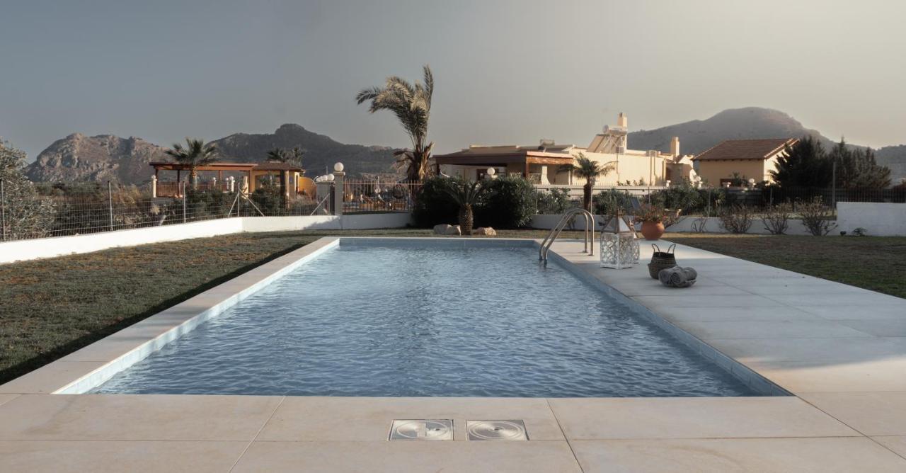 Villa Santa Maria With Private Pool And Sea View Afantou Exterior photo
