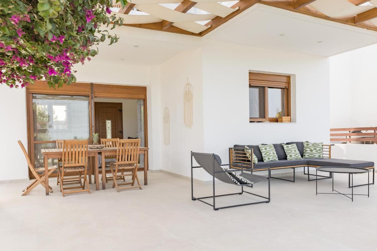 Villa Santa Maria With Private Pool And Sea View Afantou Exterior photo